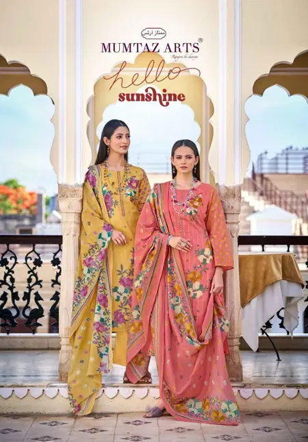 Hello Sunshine By Mumtaz Pure Camric Dress Material Wholesale Market In Mumbai